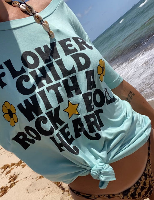 Flower Child & Rock and Roll T