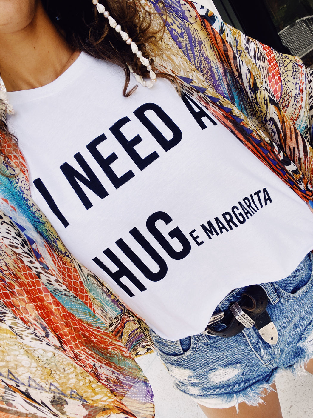 I Need a HUGe Margarita Crop Graphic T