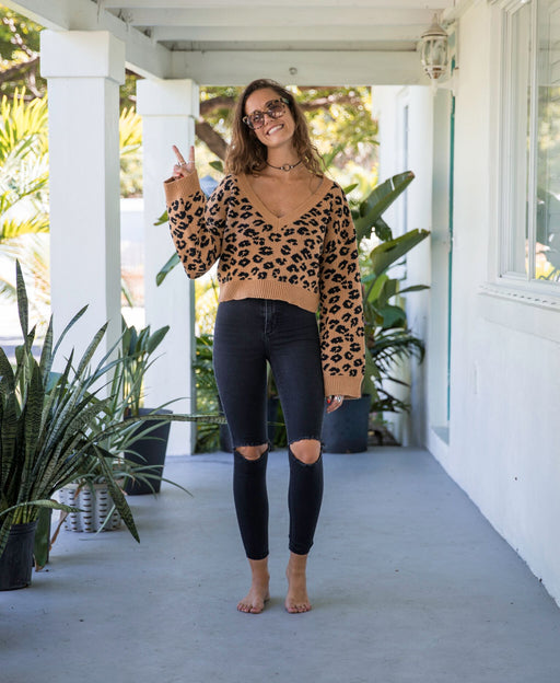 Into the Wild Cropped Sweater - Bohemian Groove